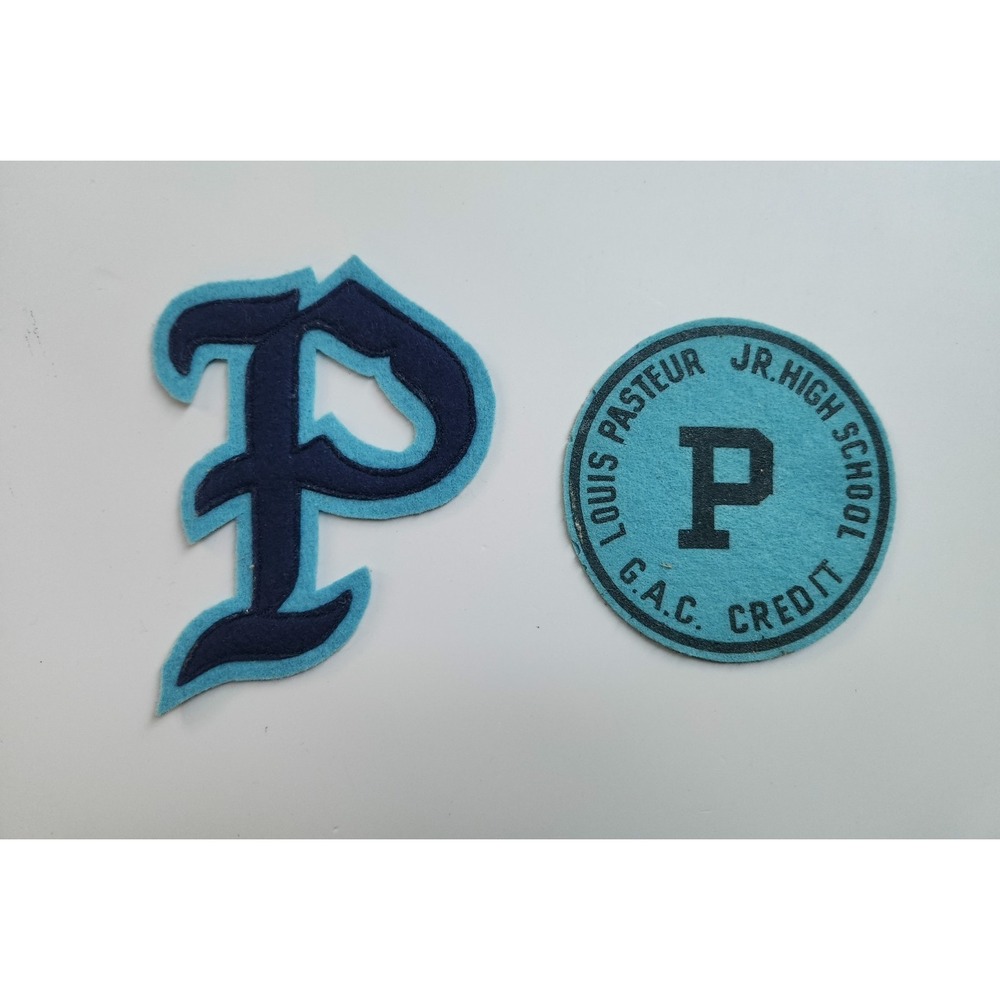 1960s - 1970's Louis Pasteur Junior High School Los Angeles California Patches‎